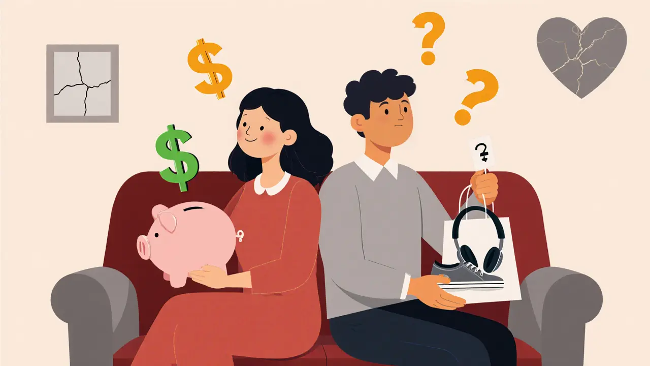 Finanční stres ve vztahu: Jak terapie pomáhá zvládat peníze v páru