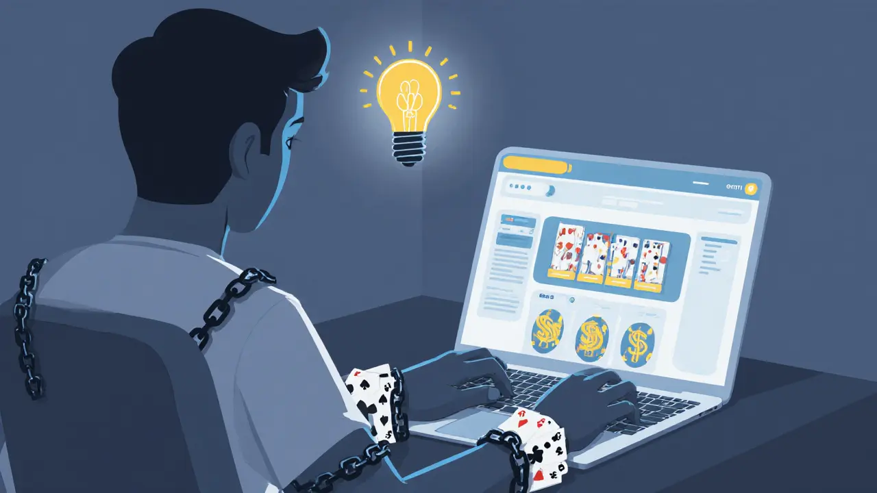 Patologické hráčství: Jak funguje terapie gambling závislosti