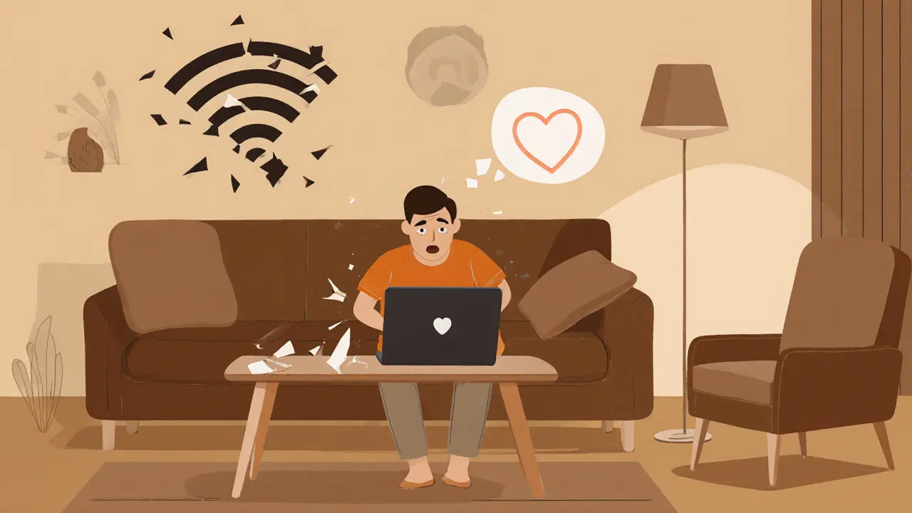 Co dělat, když se odpojí internet během sezení: Praktická řešení pro online terapii