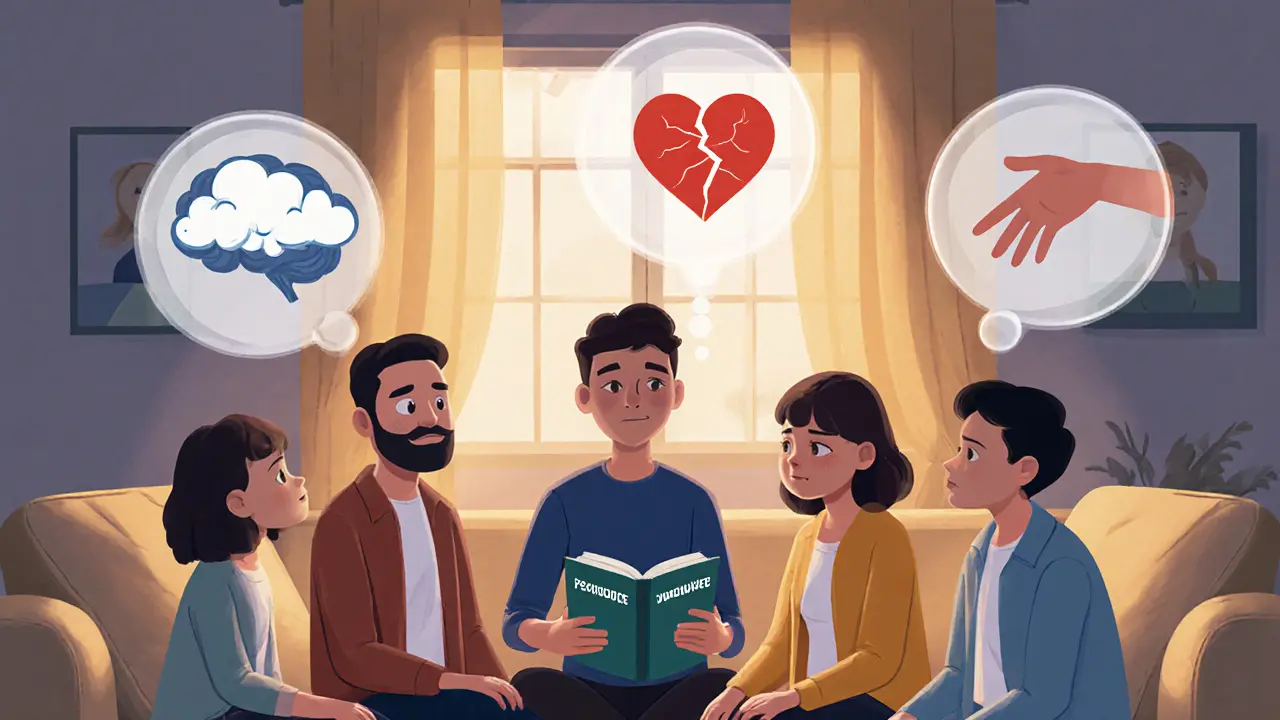 Rodina a poruchy osobnosti: Jak psychoedukace pomáhá příbuzným v terapii