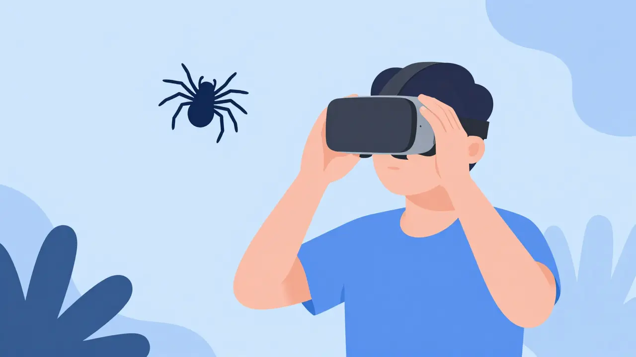 VR terapie pro léčbu pavoučích strachů