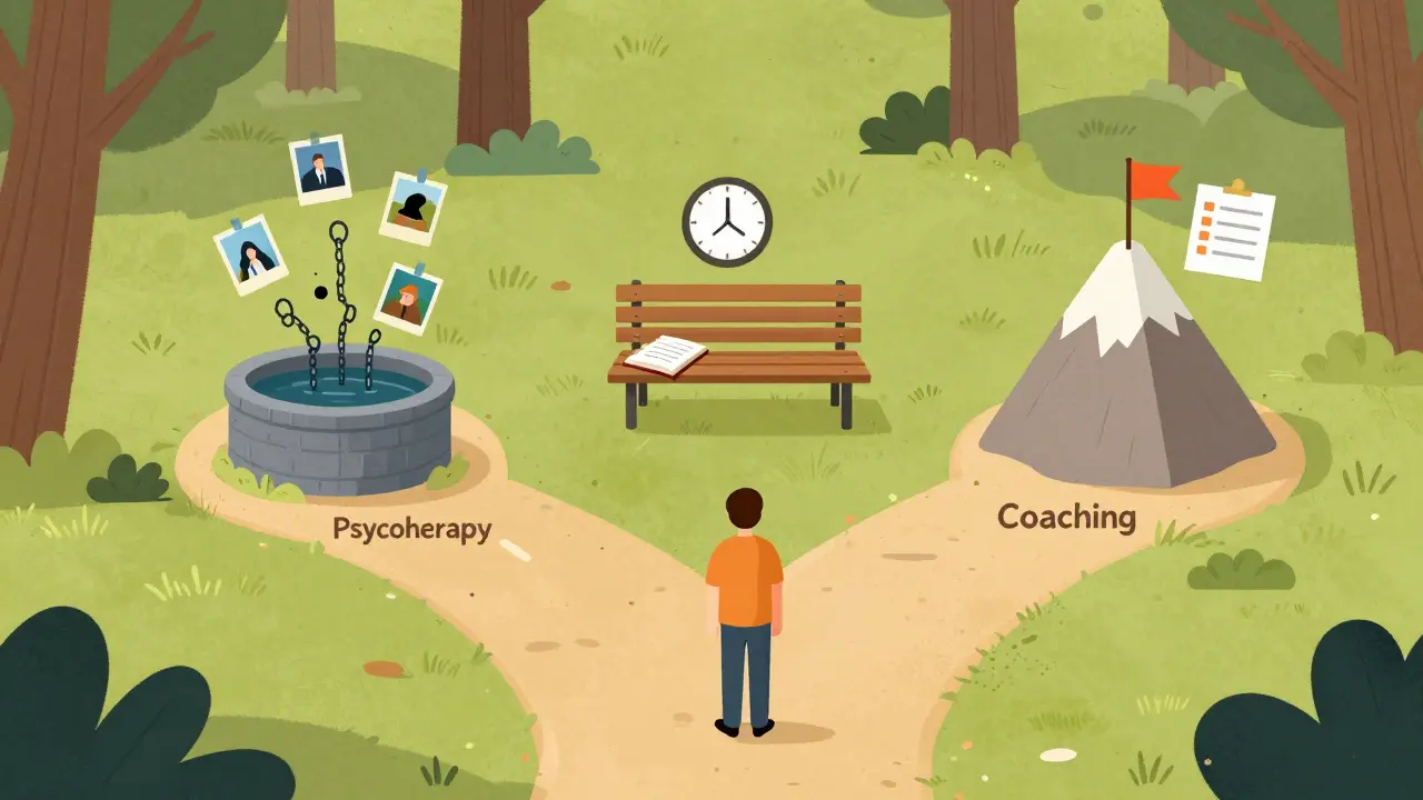 Jaký je rozdíl mezi psychoterapií, psychologickým poradenstvím a koučinkem