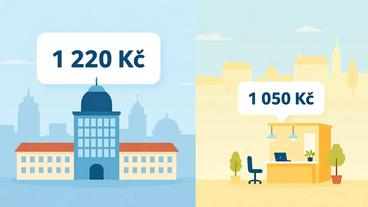 Proč je terapie v Praze dražší? Rozdíly v cenách mezi hlavním městem a regiony