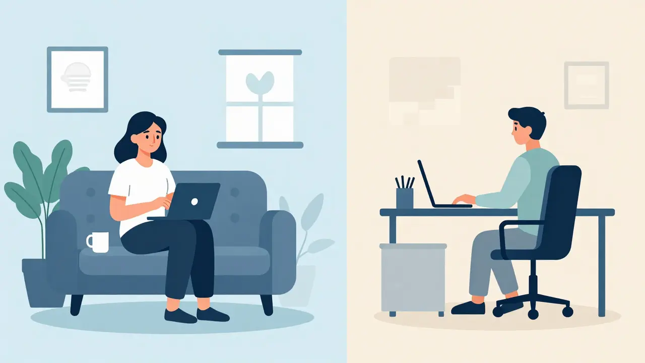 Online terapie vs. osobní setkání: Úplný průvodce výhodami, riziky a výběrem správného formátu